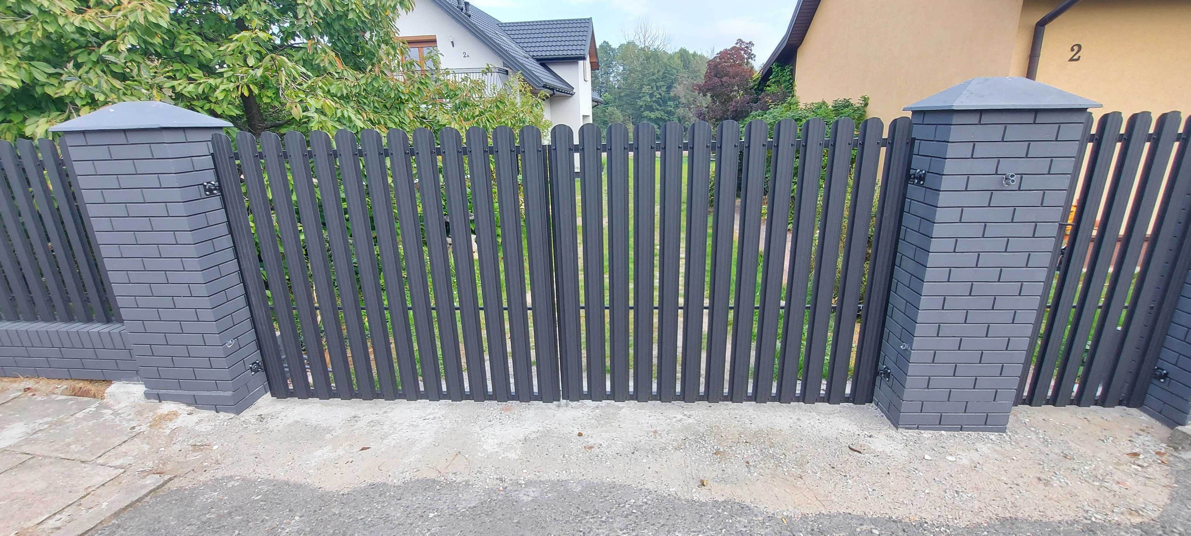 SZTACHETA METALOWA, panel sztachetowy,   ogrodzenie sztachetowe