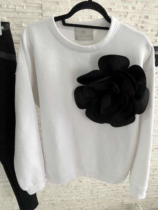 Project runway lemonada ciepła bluza oversize wielki KWIAT 3 D