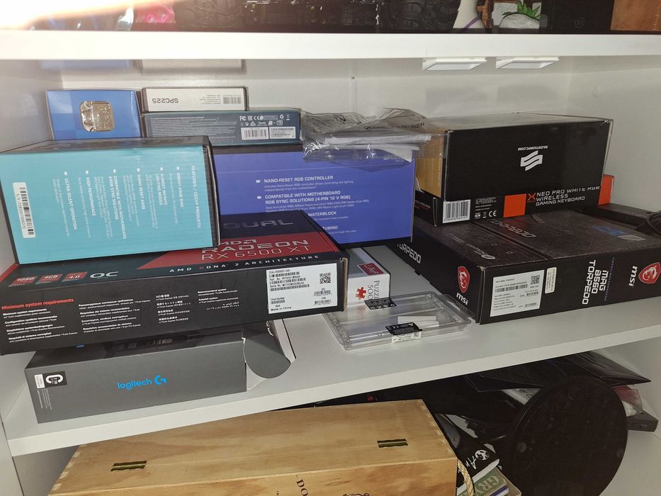 Komputer do gier zestaw i5-11400F/6500xt/16gb/monitor/klawiatura/mysz