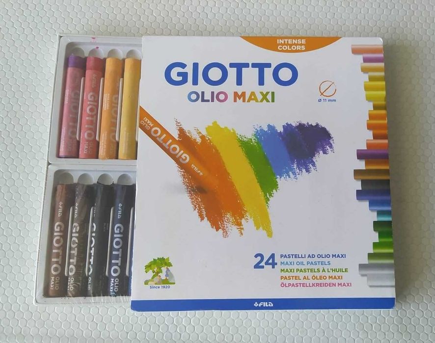 Pastel a óleo maxi (GIOTTO) - NOVO, embalado.