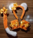 Набір вушка, хвостик, лапки лисички. Костюм лисички.  Костюм Лисиці.