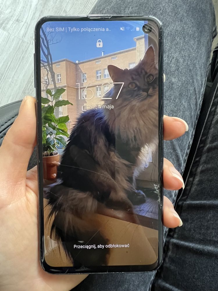 Samsung galaxy s10e sprawny, czarny, 128GB