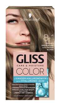 GLISS COLOR krem koloryzujący do włosów 8-1 chłodny średni blond, 1 op