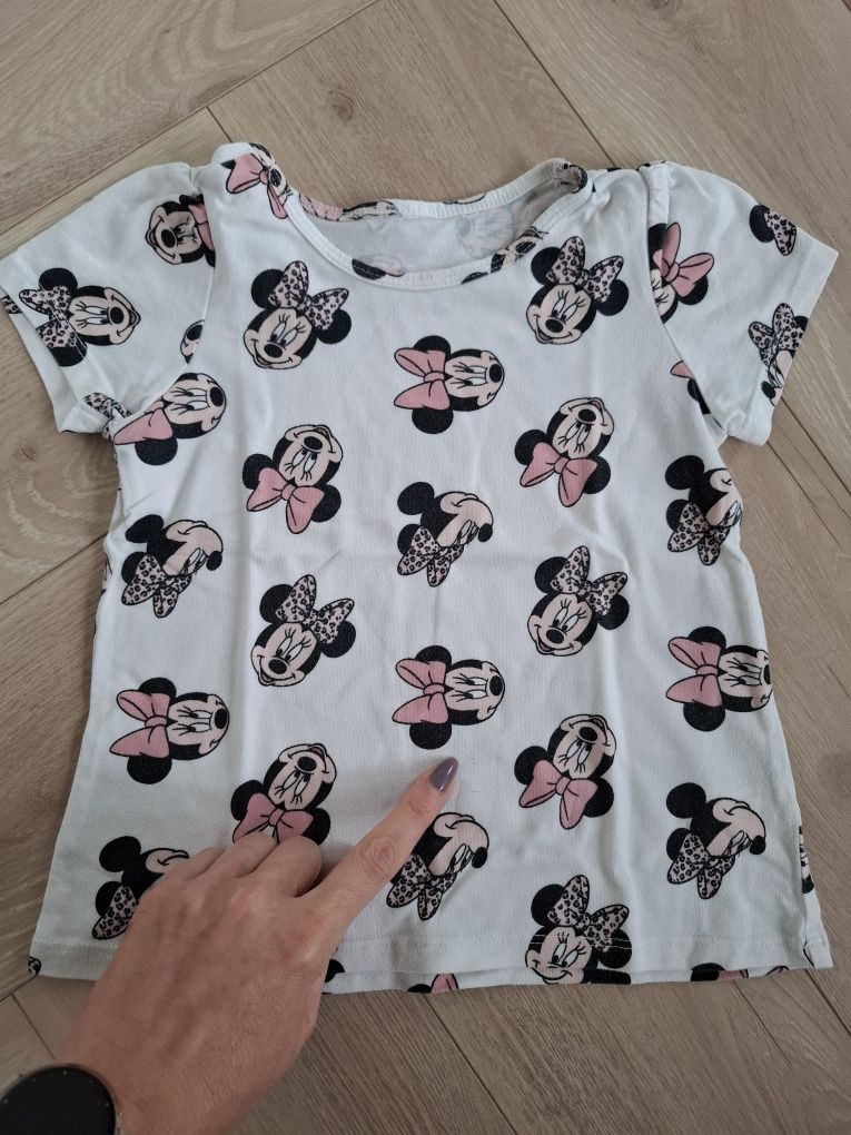 H&M Pidżama Disney Minnie 98 szorty 2-pak