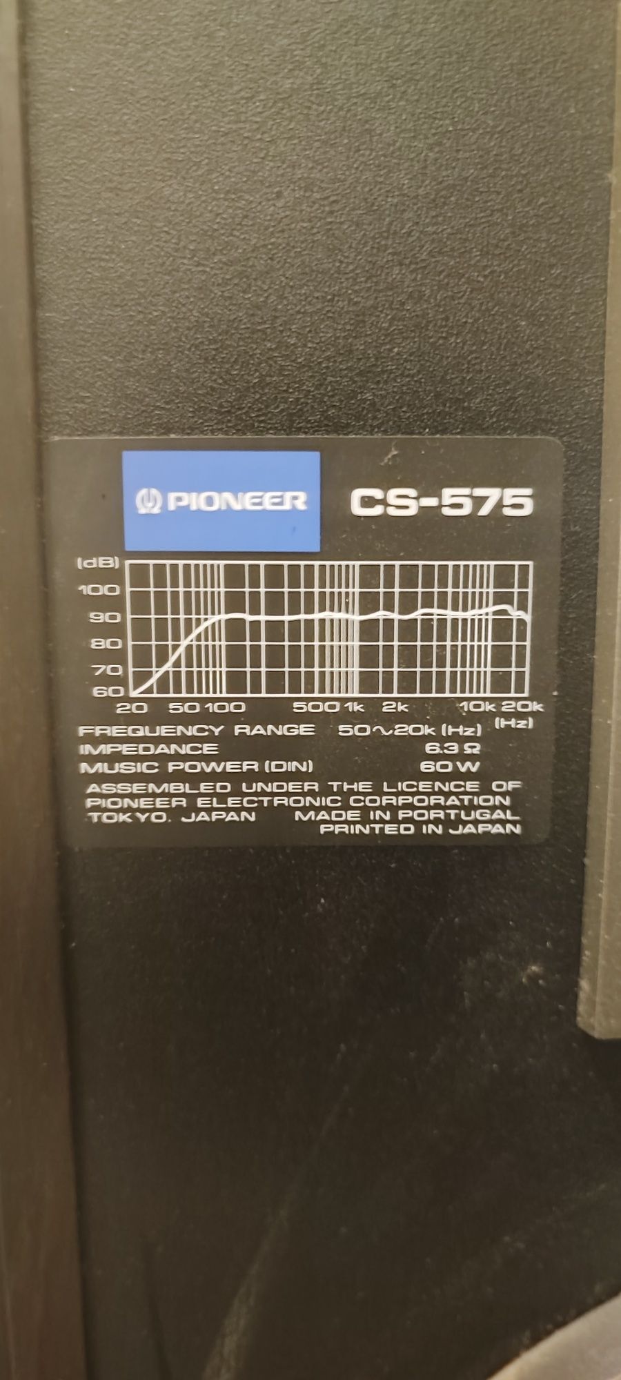 Colunas Pioneer WiFi (vintage) + deck cassetes