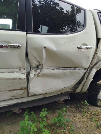 Mitsubishi L200 uszkodzone