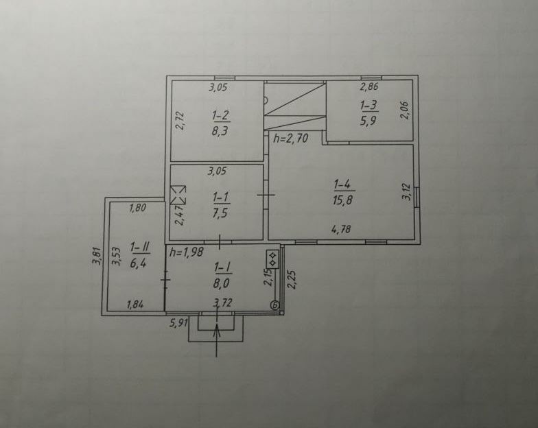 Продаж старого будинку на земельній ділянці 0,25 сот біля лісу