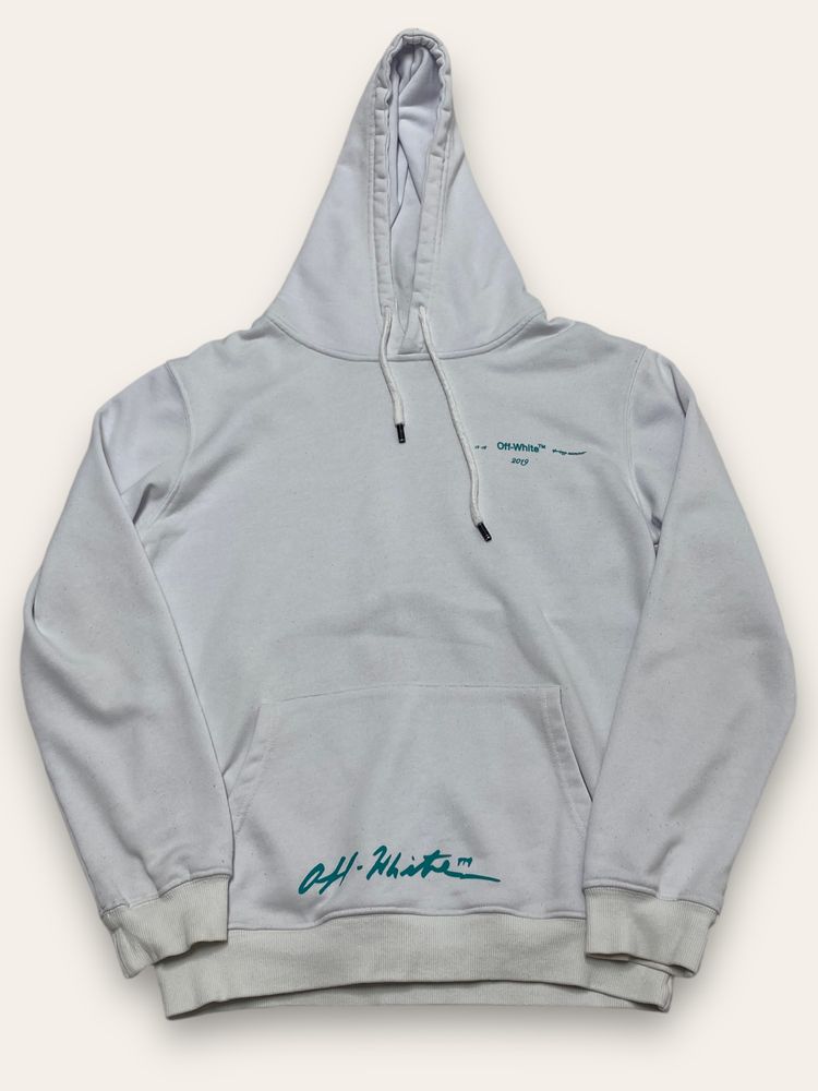 Продам кофту Off White велике лого худі балахон