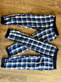 długie spodnie od piżamy piżamy bliźniaki bliźnięta r. 122/128