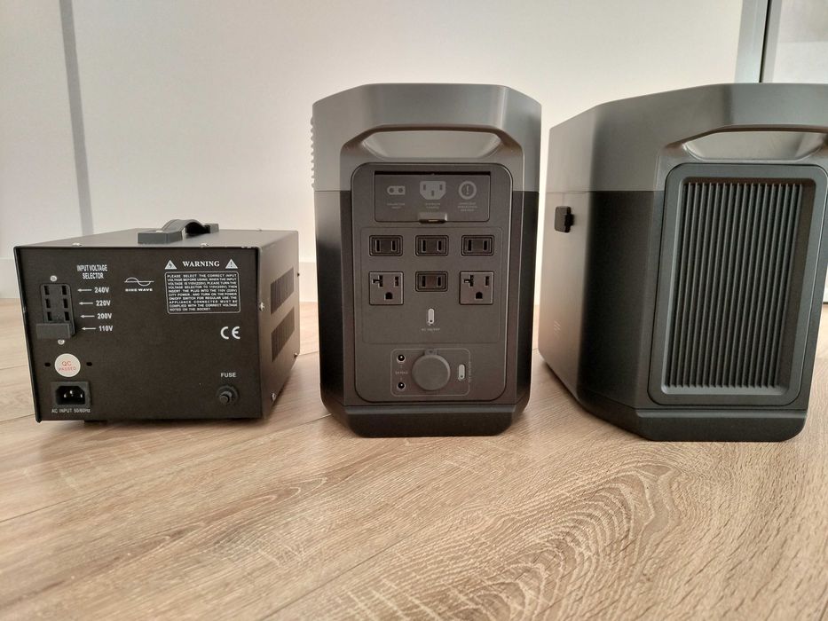 Ecoflow delta 2 USA + delta 2 extra battery 1000w + трансформатор