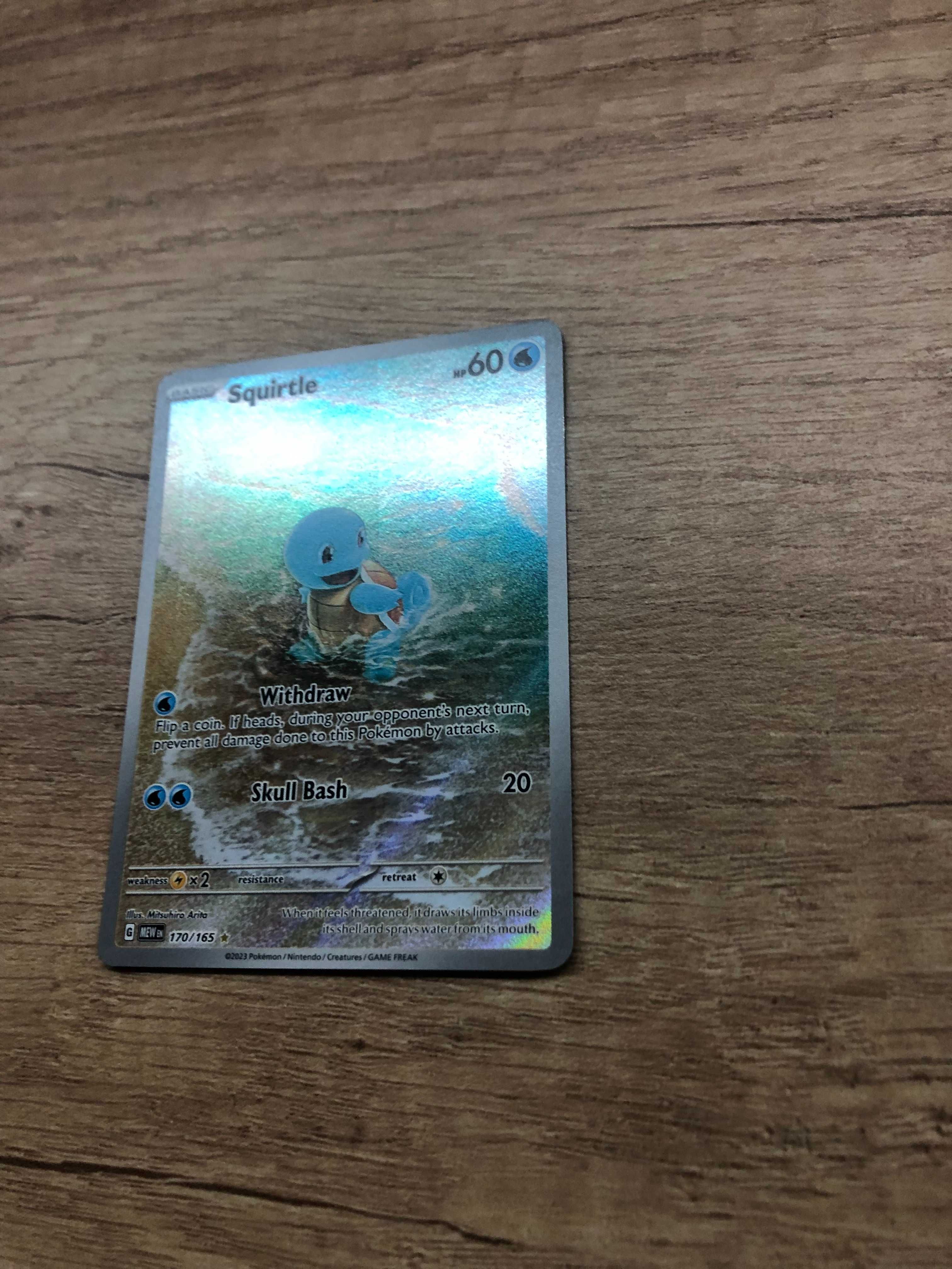 Karta Pokemon 151 Squirtle 170/165  karta nr 2