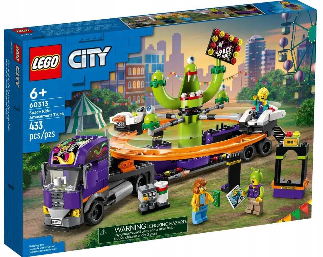 Lego City 60313 Ciężarówka z Kosmiczną Karuzelą