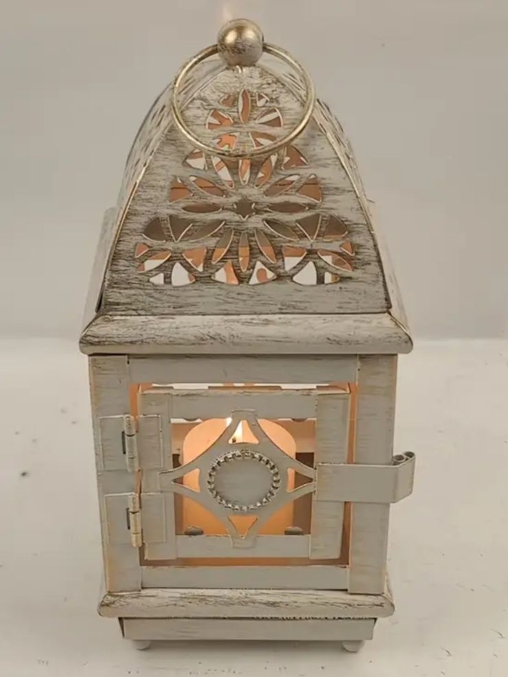 Luminária/ Porta Vela em Metal