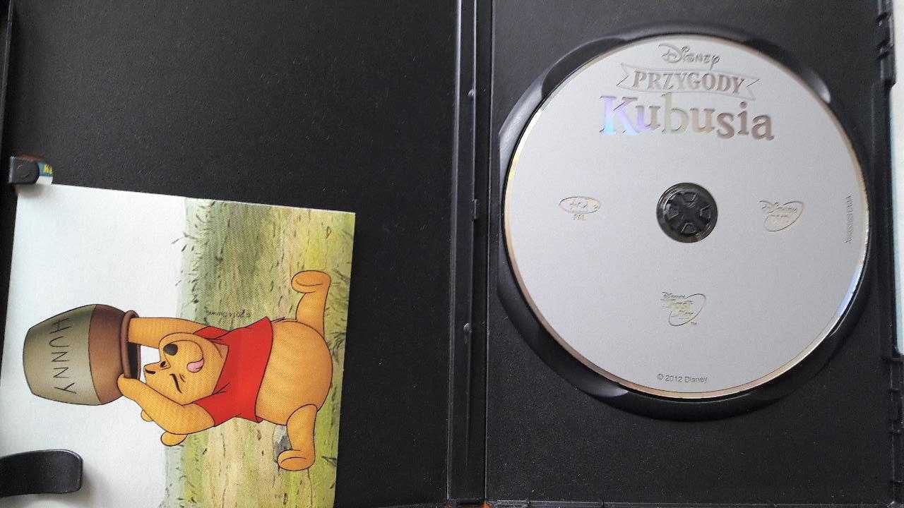 Przygody Kubuś Puchatek książka, film CD, szablony do rysowania