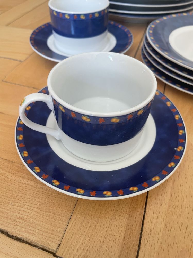 Porcelana Zestaw obiadowo/ deserowy (4 os)