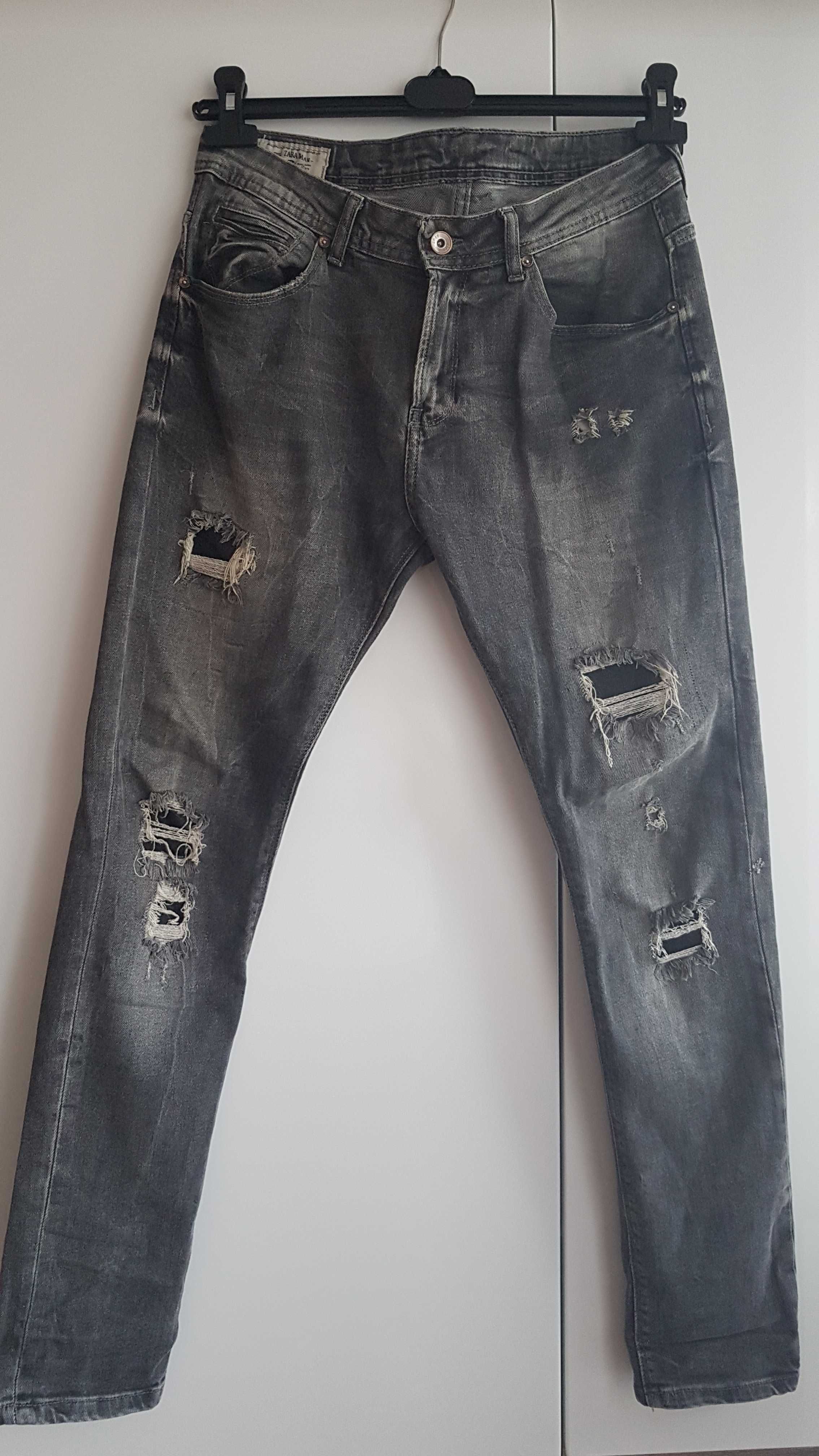 Nowość 2024:) spodnie JEANS ZARA MAN roz 32