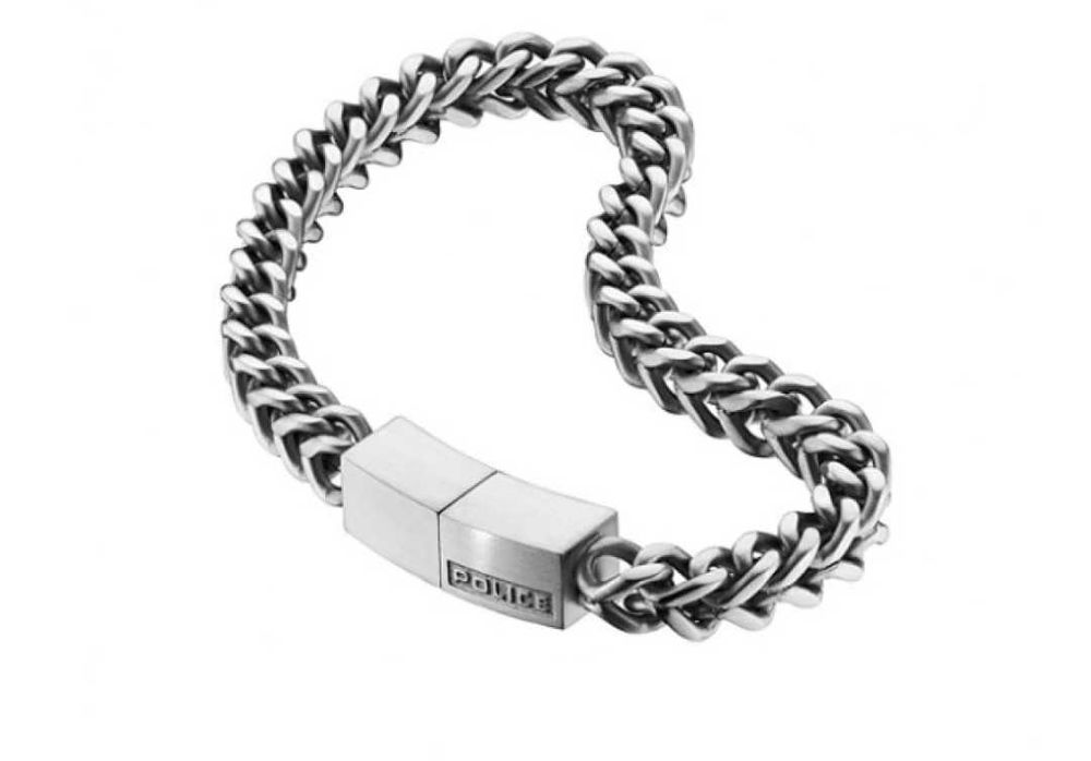 Pulseira Police em aço
