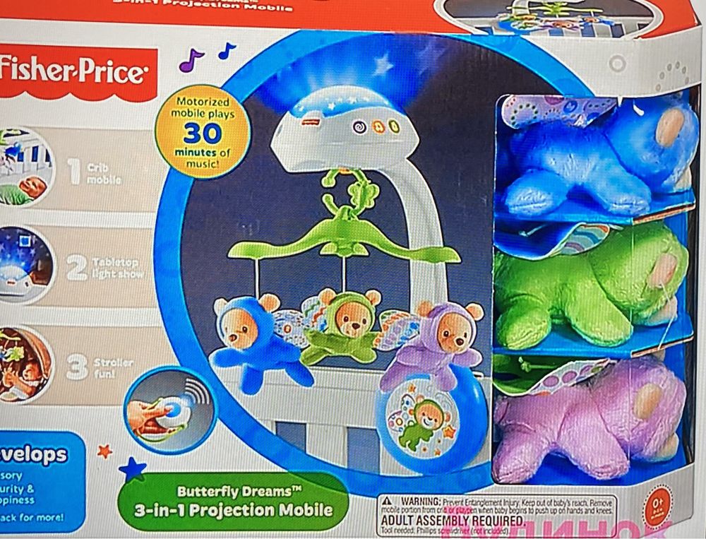 Мобильный музыкальный  Fisher - Price ... электро .