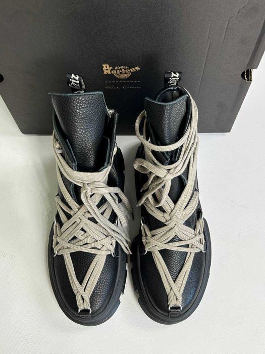 Rick Owens Dr.Martens Mega Lace Boot черевики чорні 43 DRKSHDW ботинки
