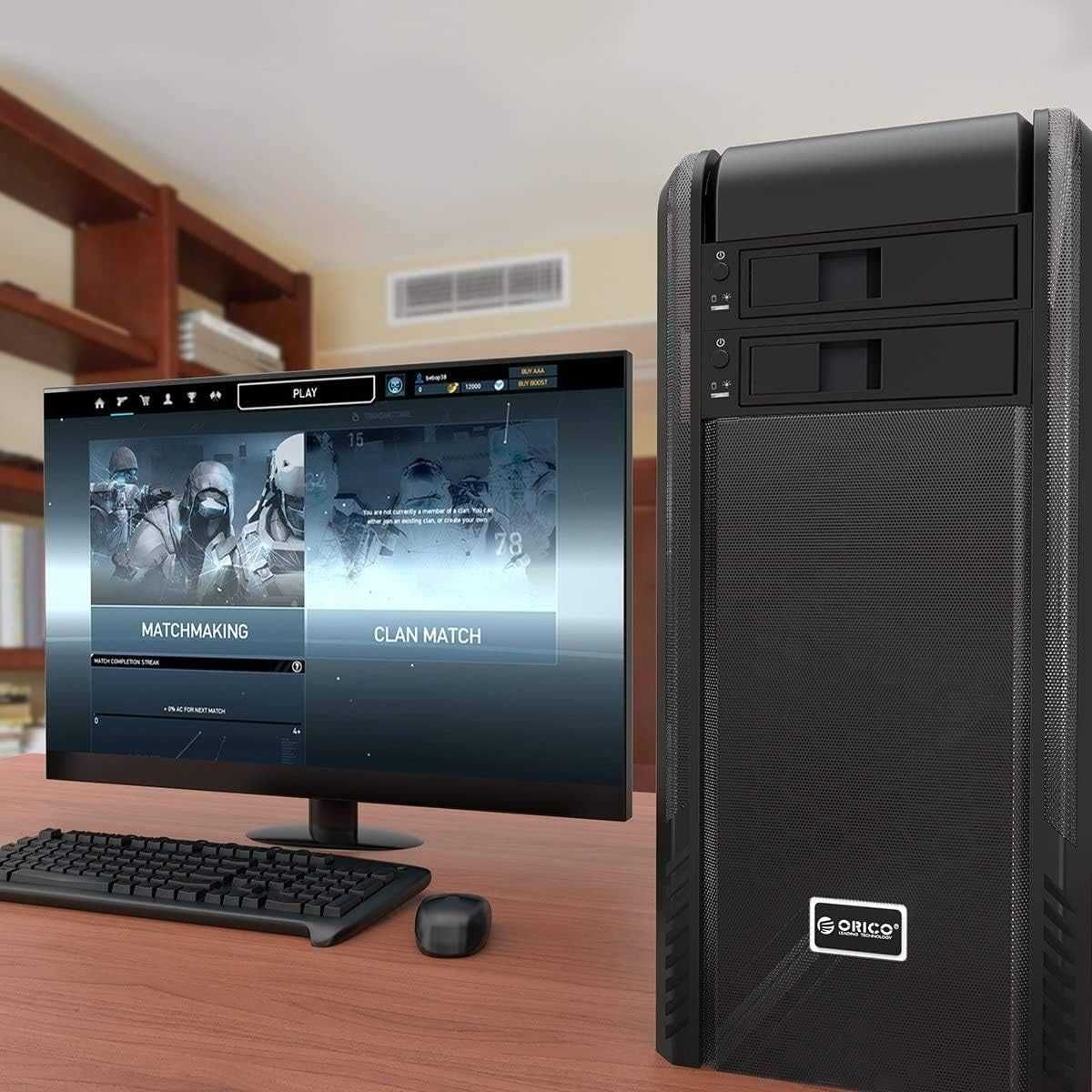 Kieszeń Orico ORICO 1106SS BK-EU 5.25 na 3.5 inch SATA HDD hot swap
