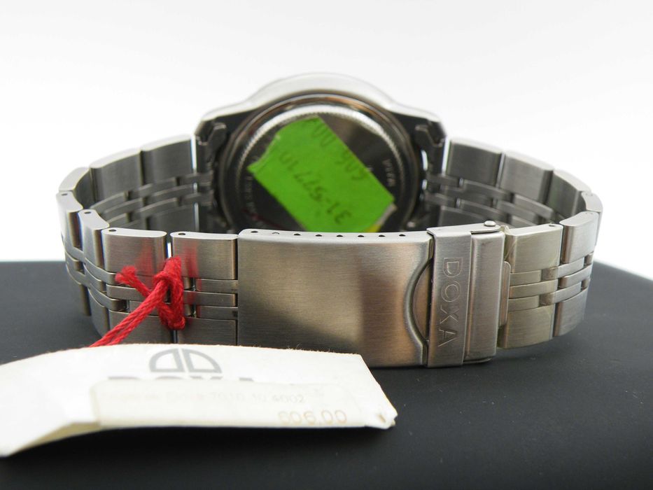 Doxa Automatic Czarna NOS z Lat 90-siątych Komplet