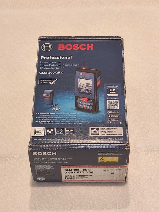 Medidor de Distâncias Laser GLM 100-25 C (NOVO)