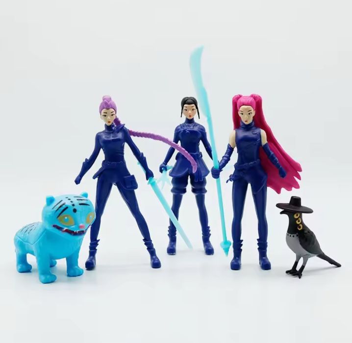 Figurki Huntrix k-pop łowczynie demonów demon hunters