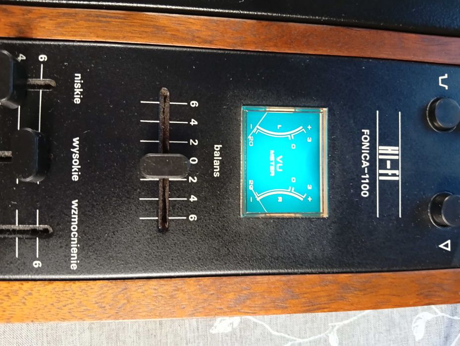 Gramofon Unitra Daniel ze wzmacniaczem Fonica 1100 HIFI STEREO