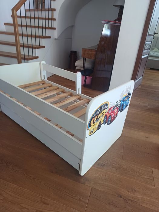 Łóżeczko 80 × 150 z szufladą