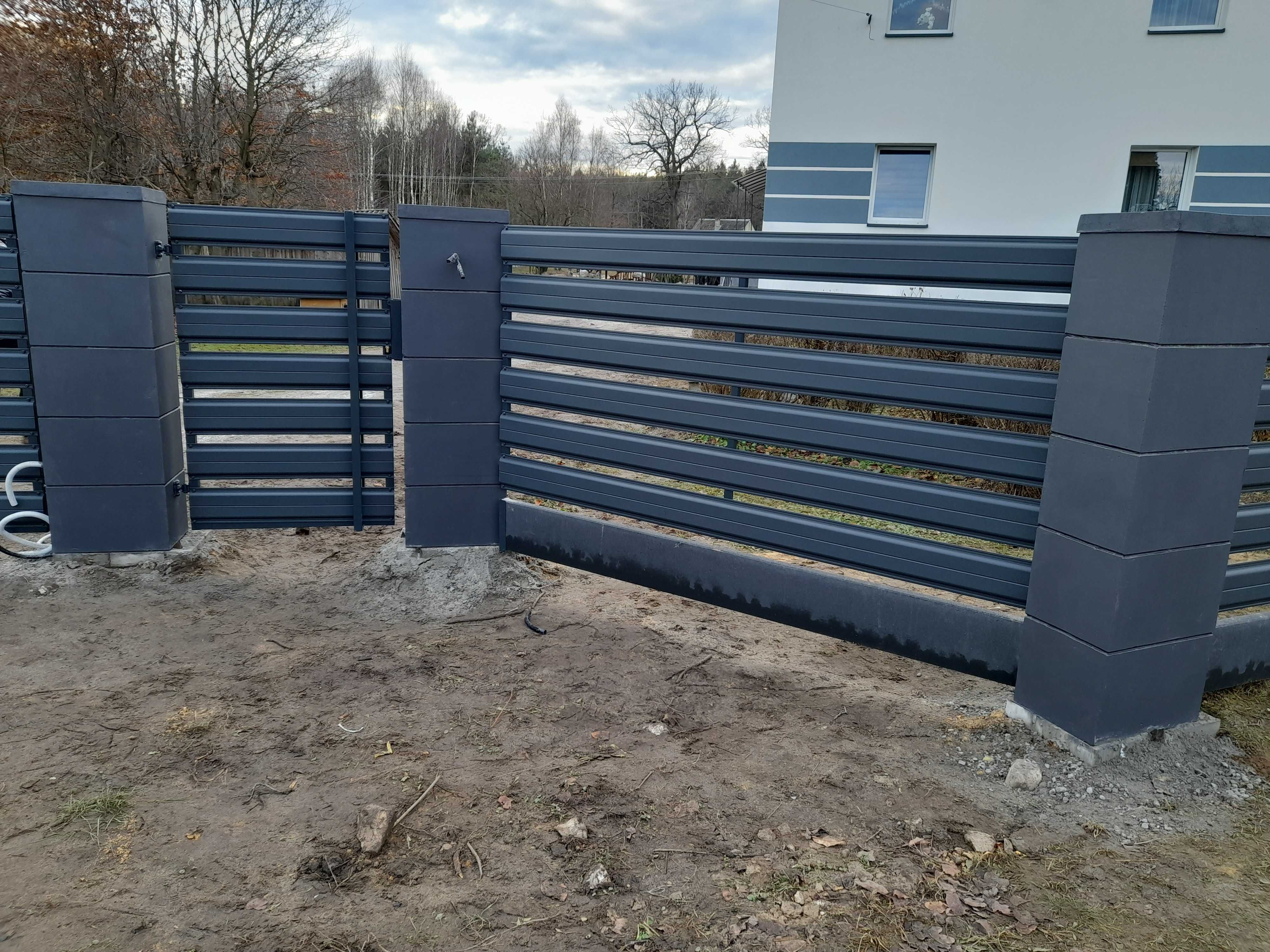 SZTACHETA METALOWA, panel sztachetowy,   ogrodzenie sztachetowe