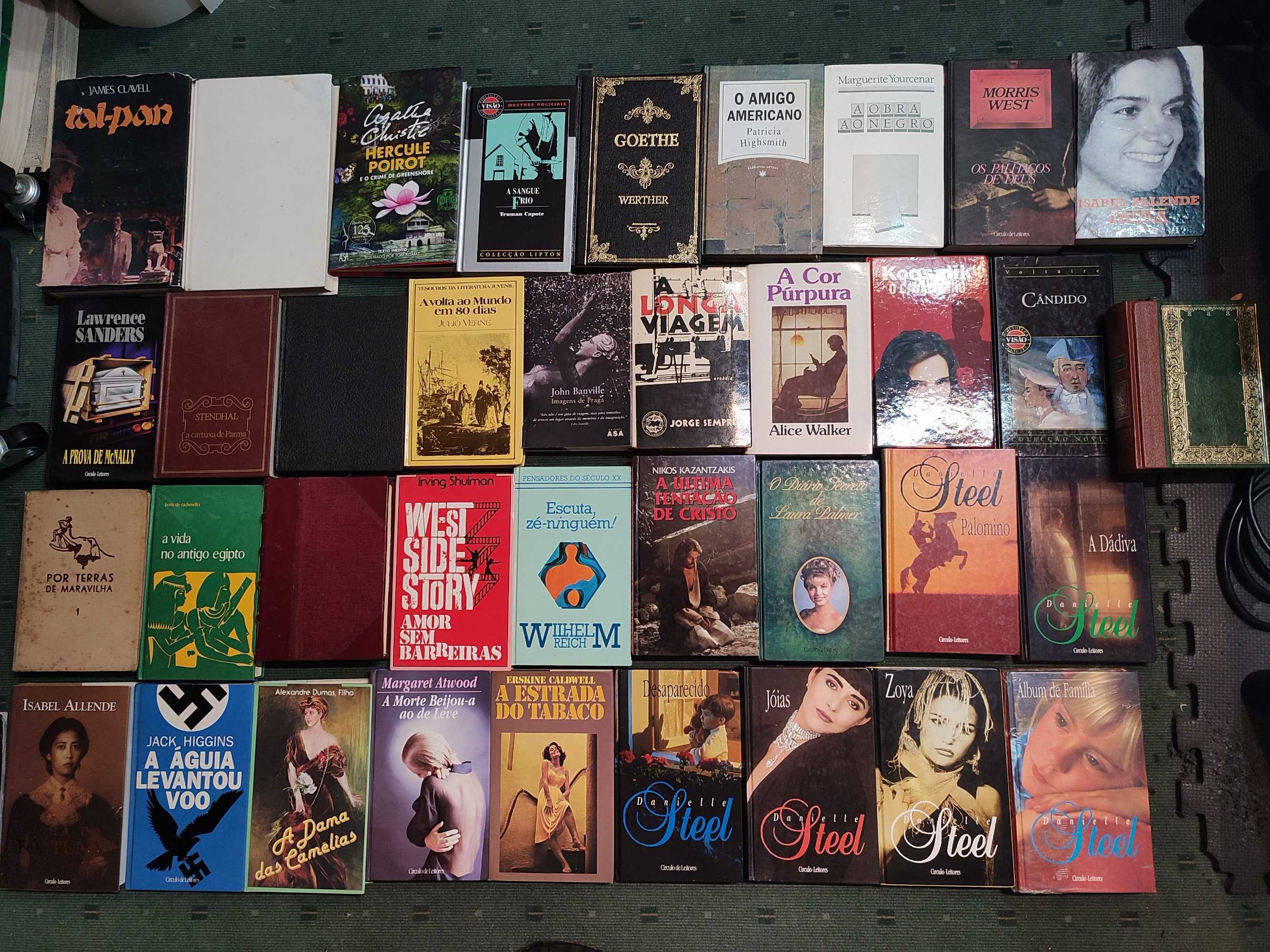 Lote Livros Literatura Autores Estrangeiros - Capa dura - Cada 2 €