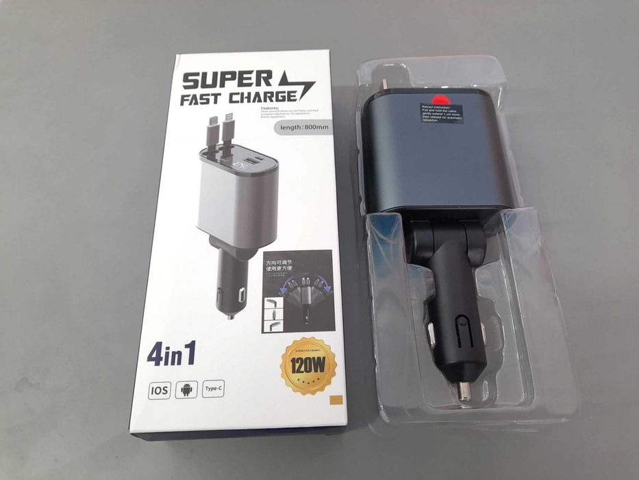 Carregador Rápido para Carro