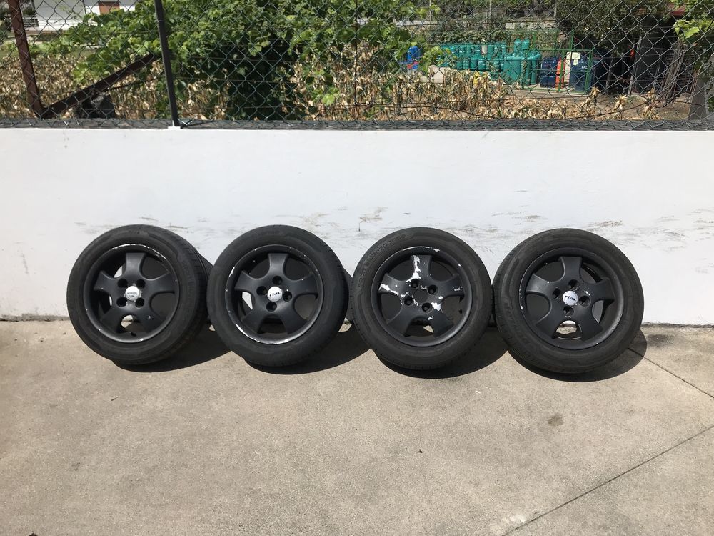 Jantes Rial 15 4x108 originais com pneus