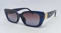 Valentino модные женские очки синий мрамор с градиентом с золотом