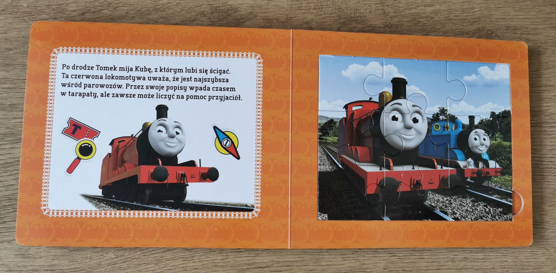 Książka z puzzlami Tomek i Przyjaciele