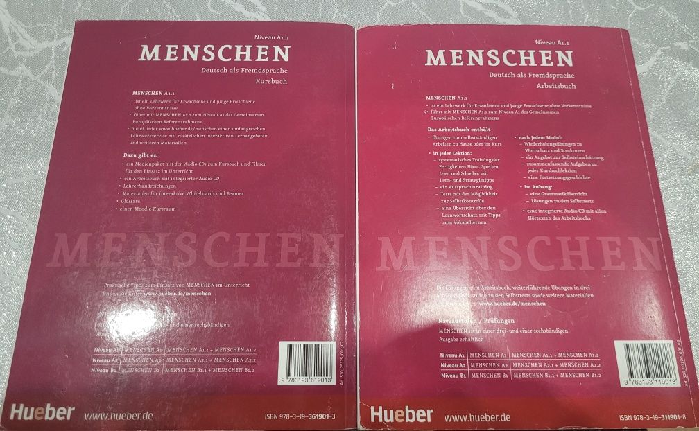 Podręcznik i Ćwiczenia MENSCHEN Deutsch als Fremdsprache A1.1