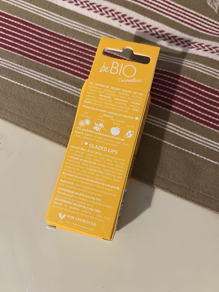 BeBio NOWY żelowy olejek do ust Nutri Honey be bio jelly gloss lip oil