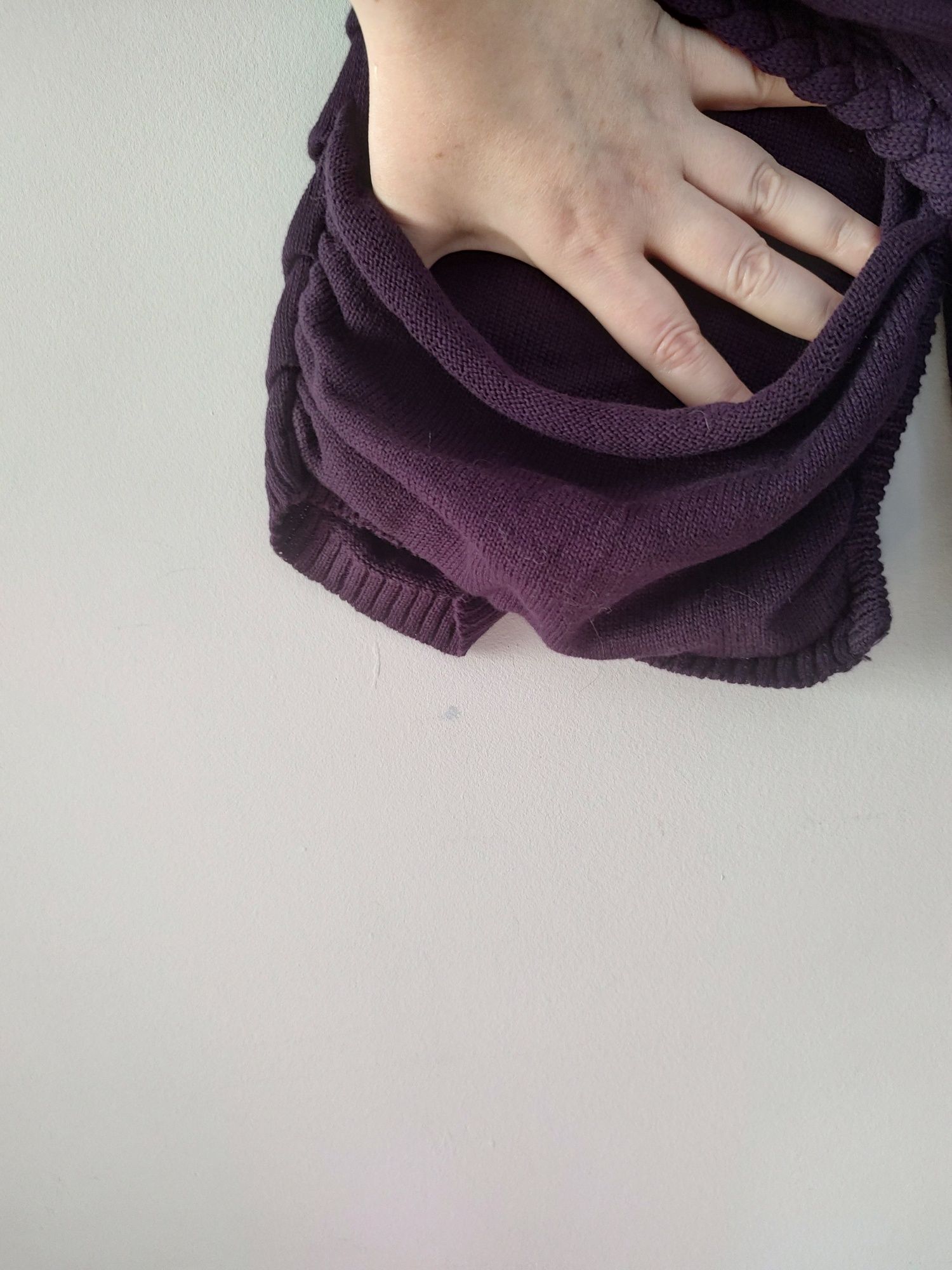 Rozpinany sweterek z krótkim rękawem/kamizelka