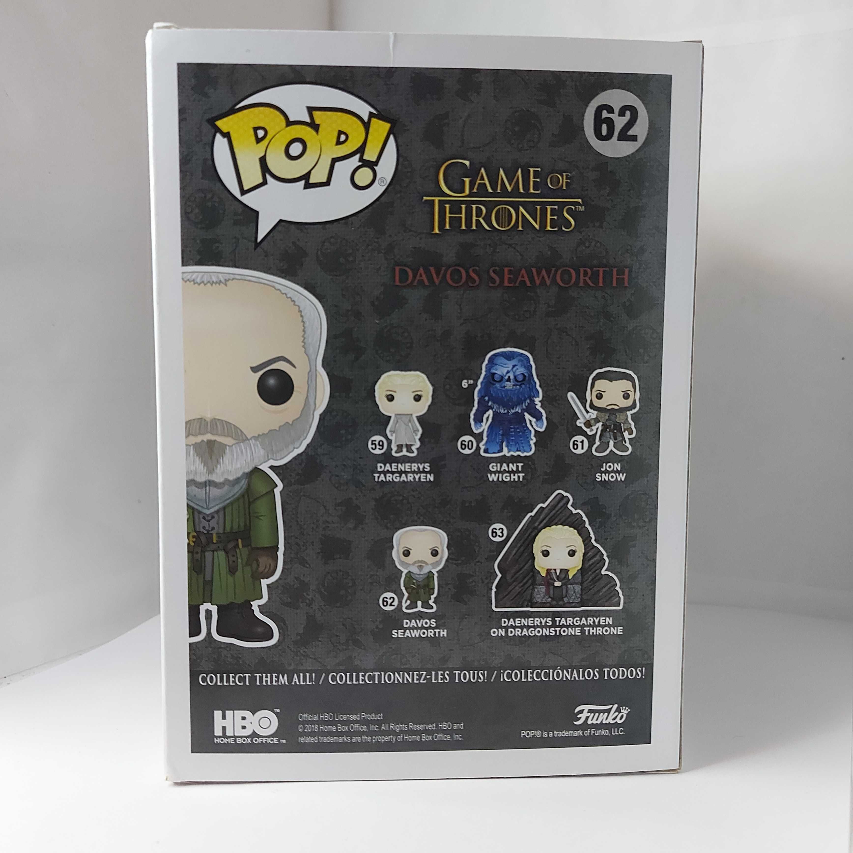 Funko Pop / Davos Seaworth / 62 / Game of Thrones