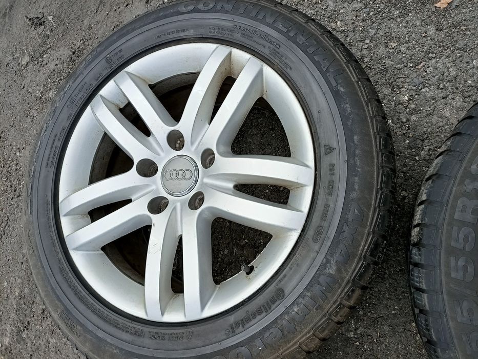 Koła zimowe Audi Q7 felgi aluminiowe 18 5x130 opony 255/55r18 używane