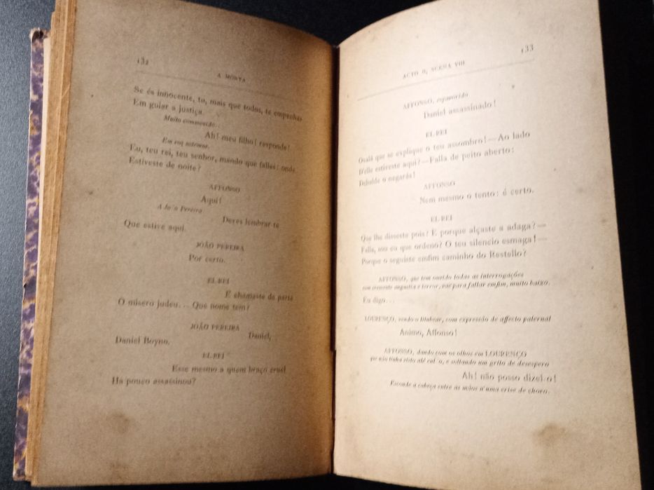 Livro raro A Morta de Henrique Lopes Mendonça, 1891