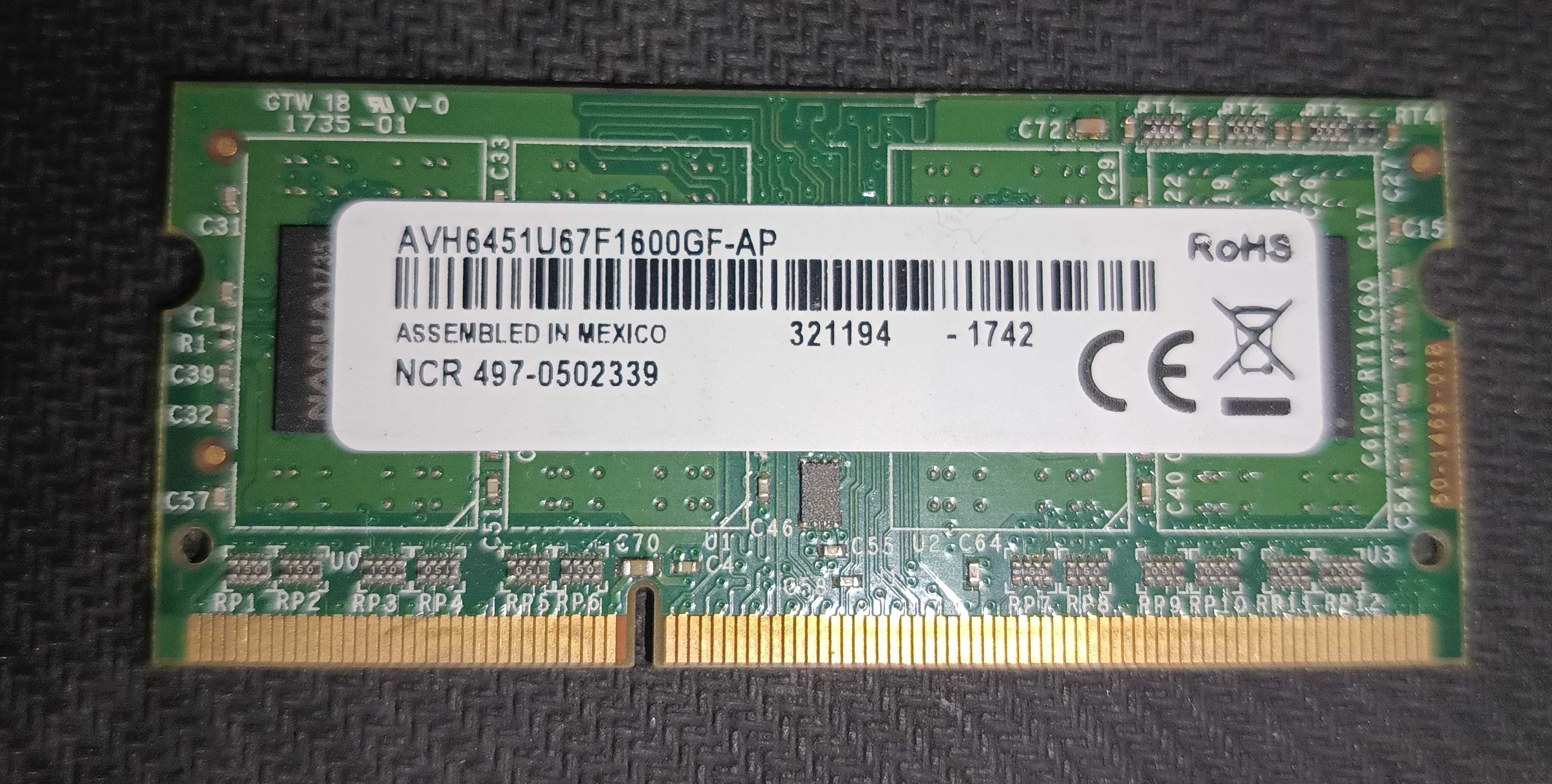 SO-DIMM 4GB DDR3-1600Mhz   (для ноутбуков)