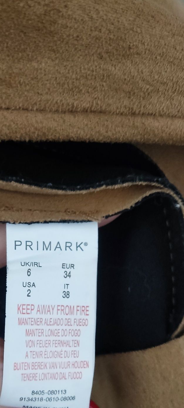 Brązowa kurtka ramoneska Primark XS