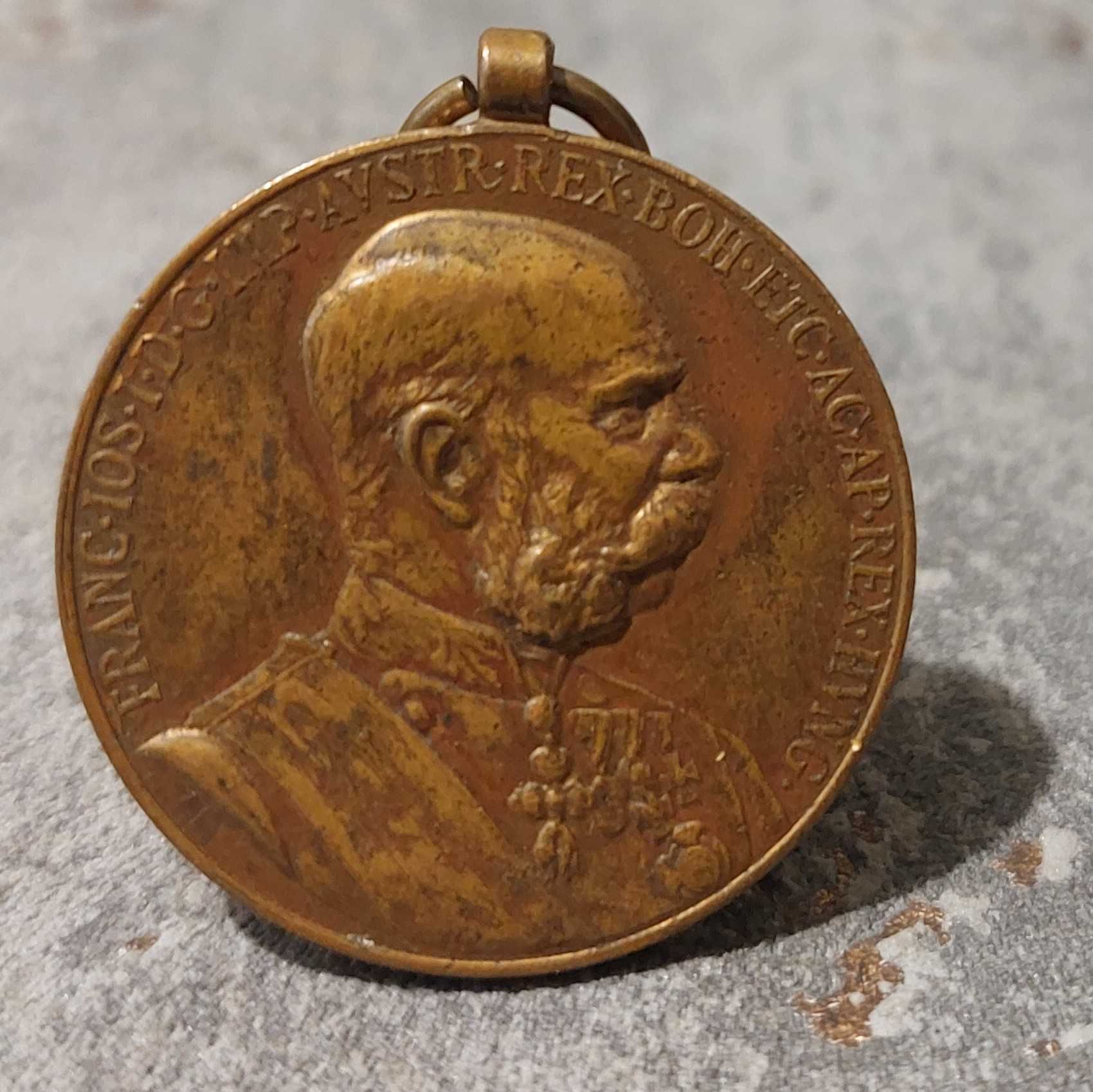 Austria medal 1908 Franz Joseph I - BRĄZ