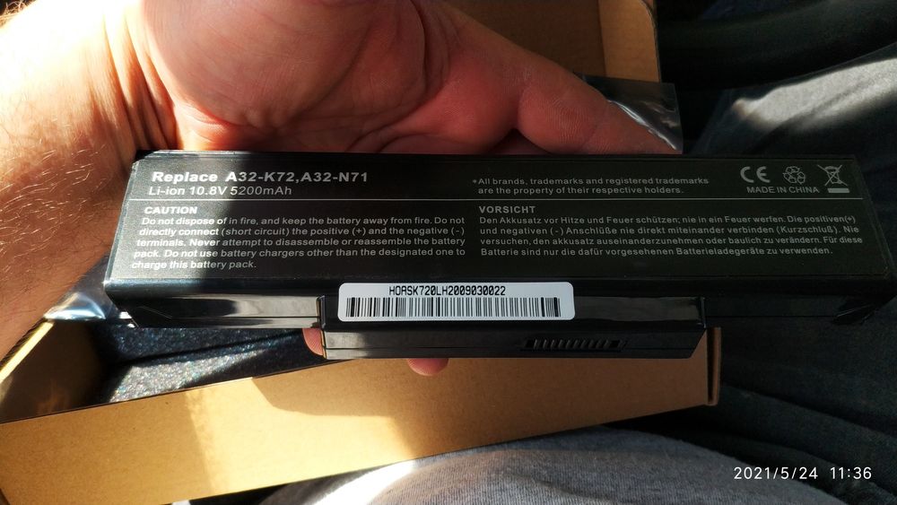 Продам аккумулятор батарея от ноутбука Асус asus