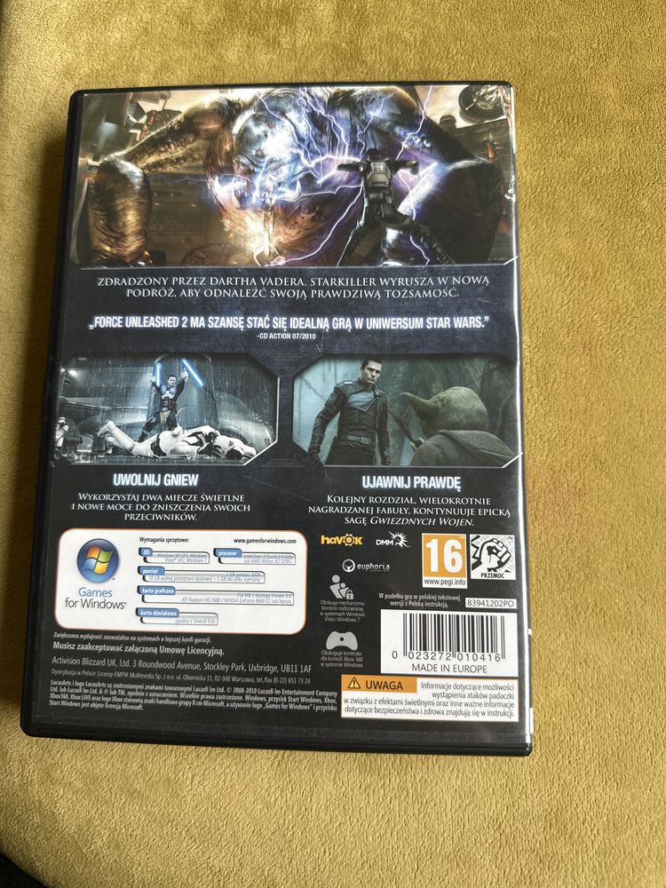 Gra star wars the force unleashed 2