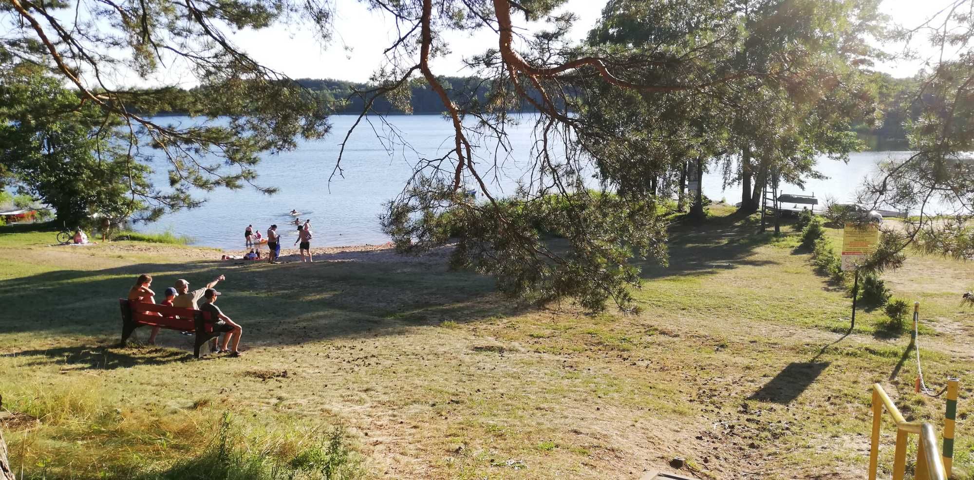 Mazury, sielski domek Zielony Zakątek Martiany, jezioro Wersminia