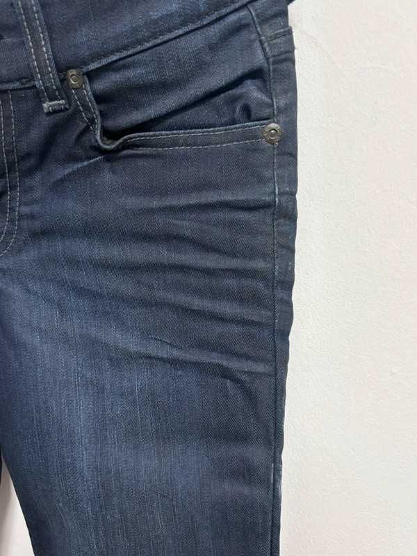 Spodnie damskie Lee Amy W26 L33 ciemne jeansy slim fit stretch modne