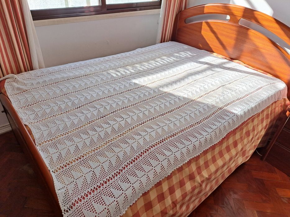 Colcha de Crochê de Solteiro