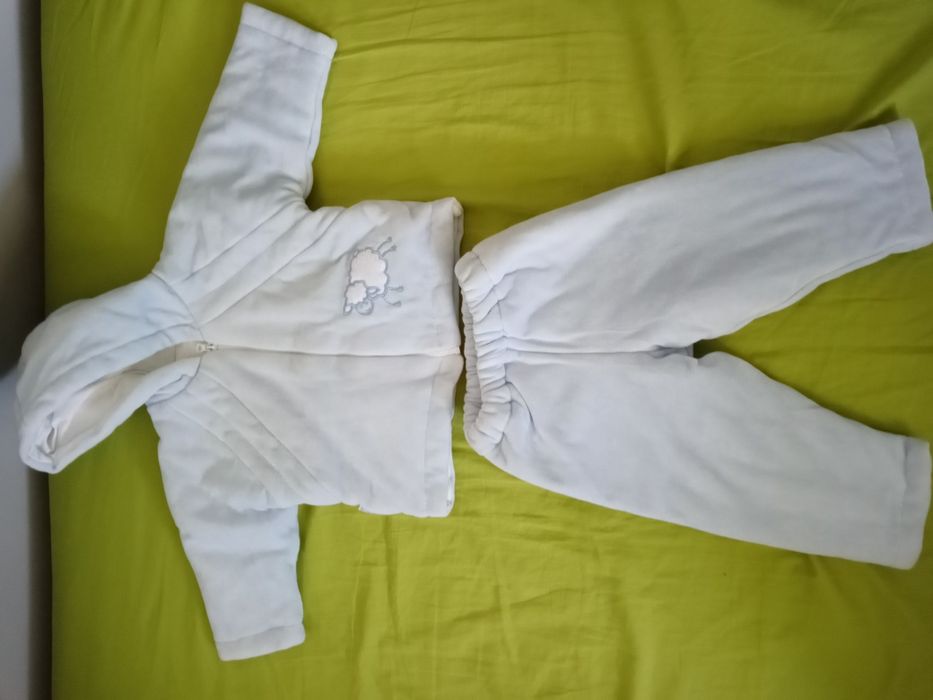 Ciepłe ubranko z opcją do chrztu baby Colibra r. 62/68 dla chłopca